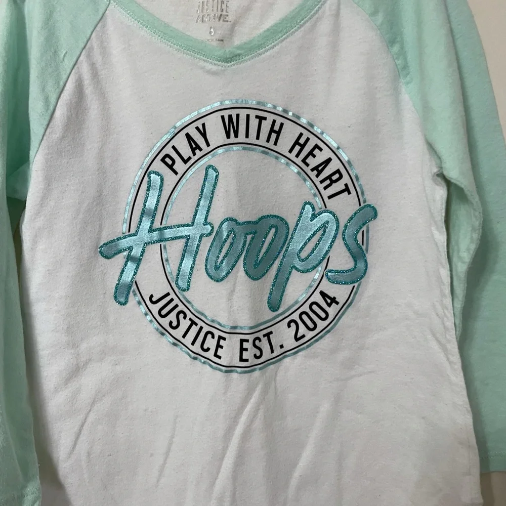 Justice Girls Long Sleeve Shirt Size 8